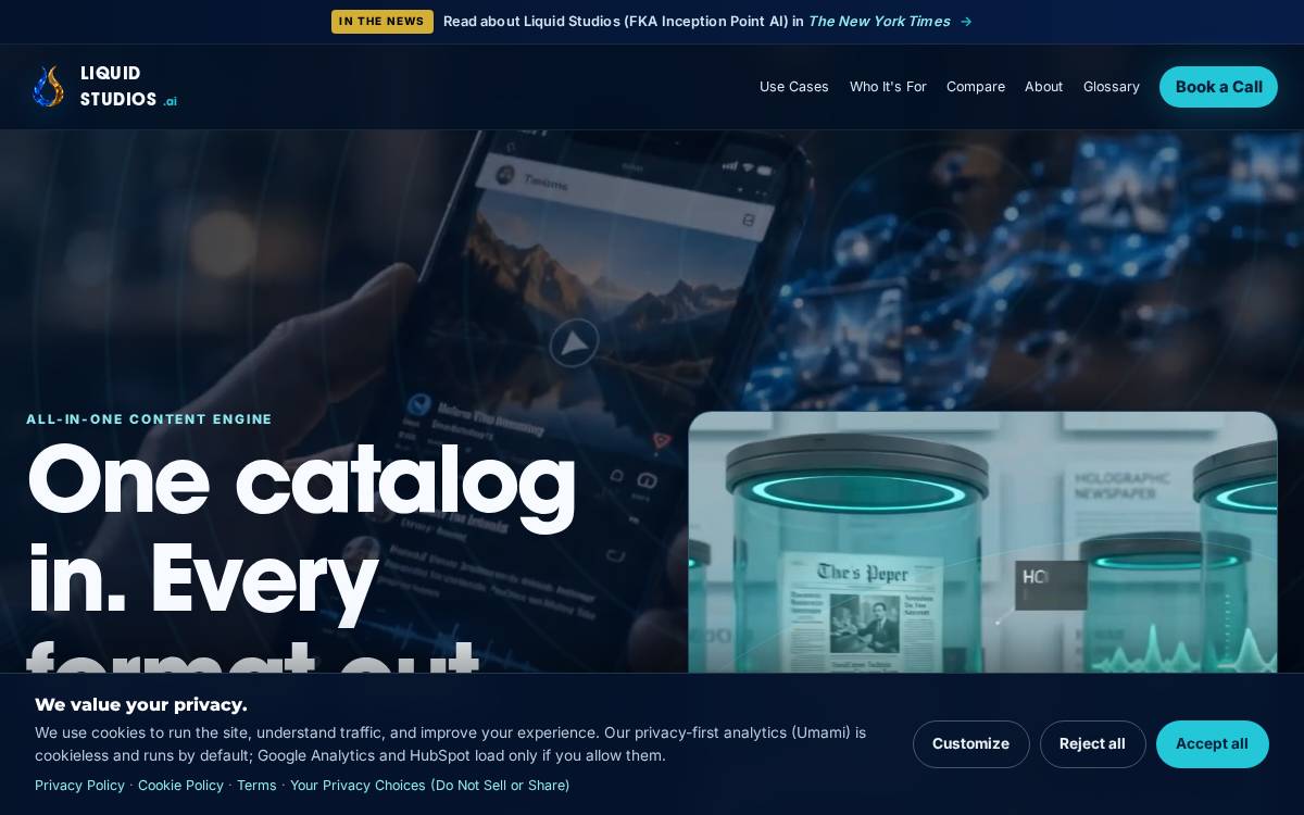 Inception Point AI website preview
