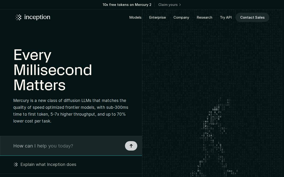 Inception website preview