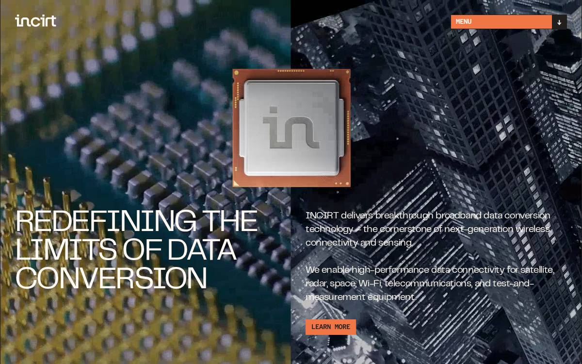 InCirT website preview