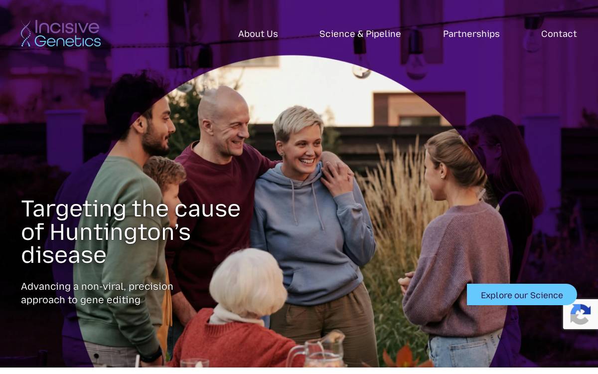 Incisive Genetics website preview