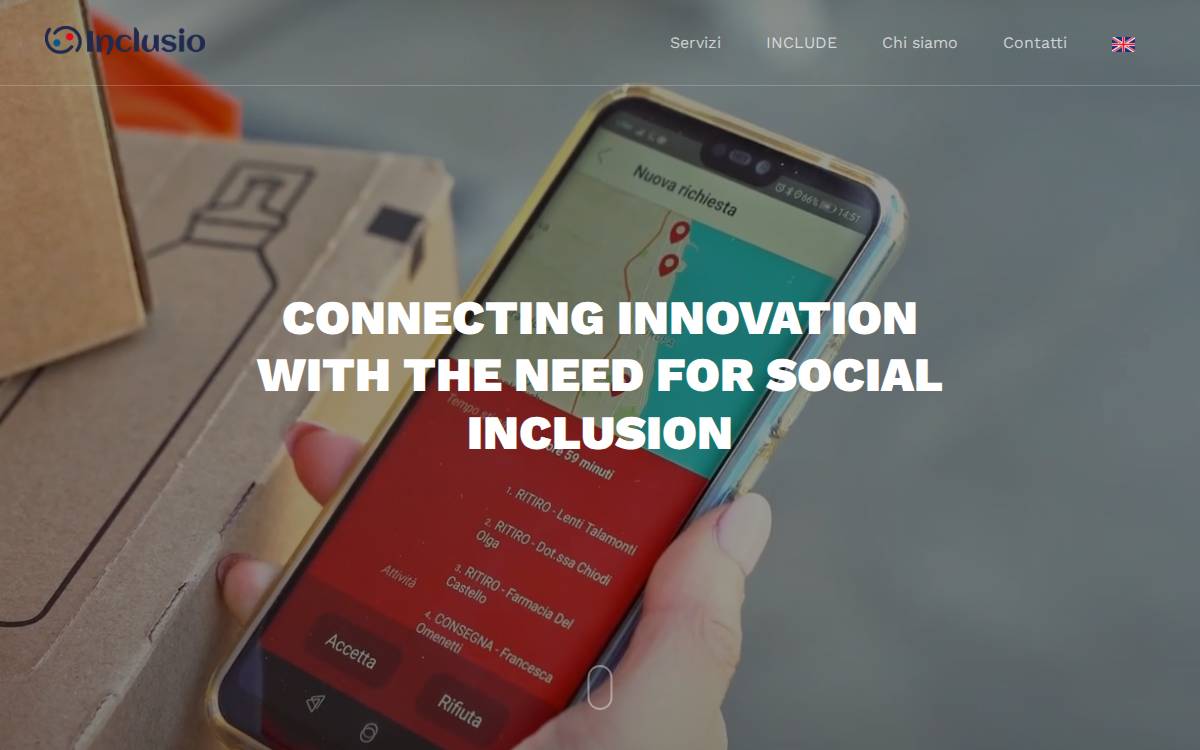 Inclusiosrl website preview