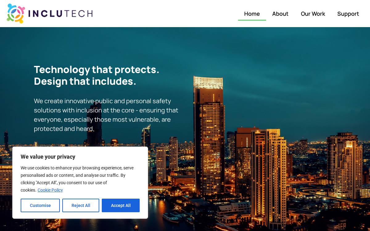 Inclutech website preview