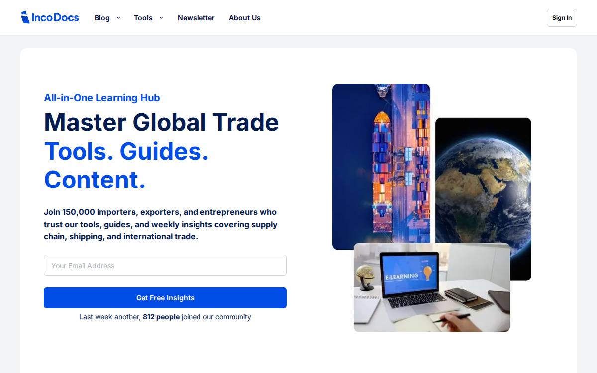 Inco Docs website preview