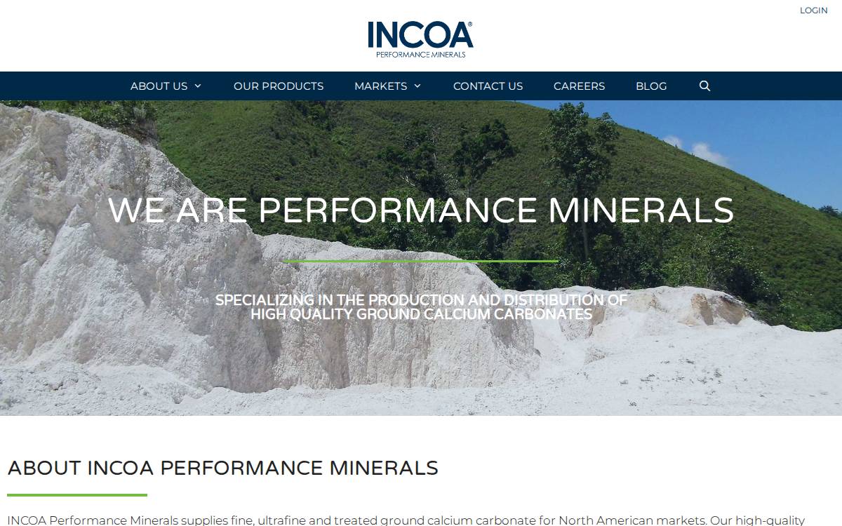 Incoa website preview