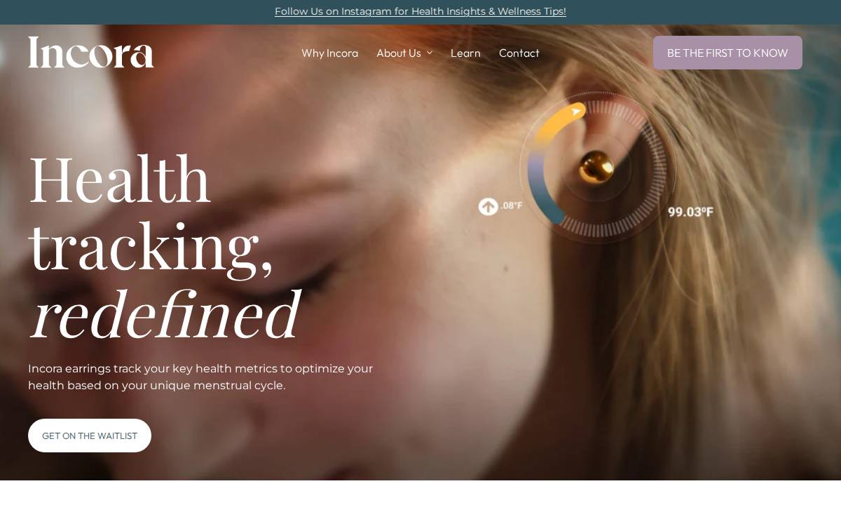 Incora Health website preview