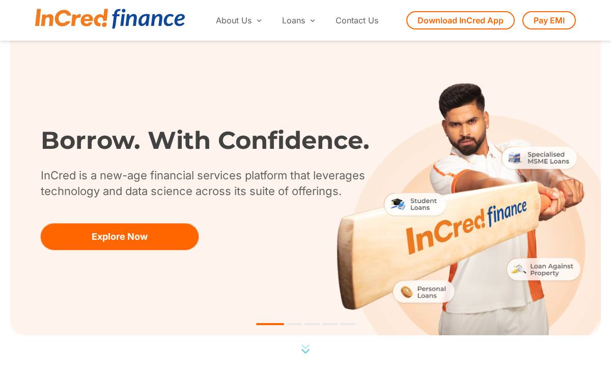 Incred website preview