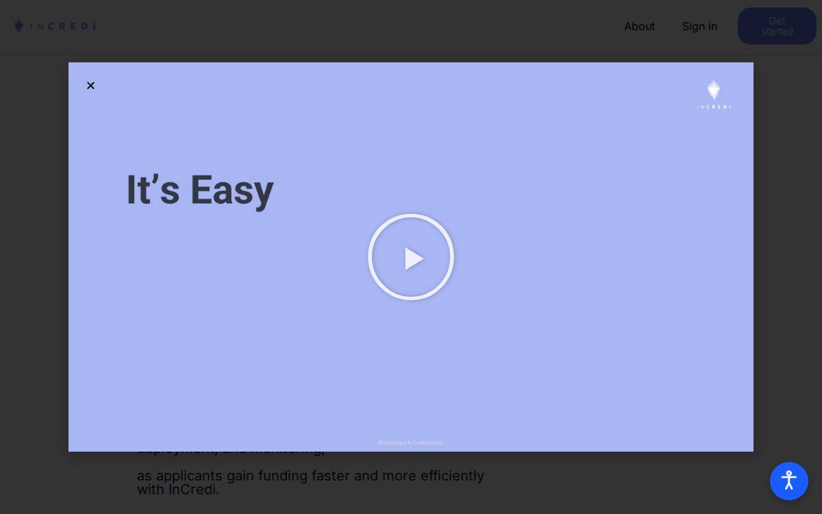 Incredi website preview