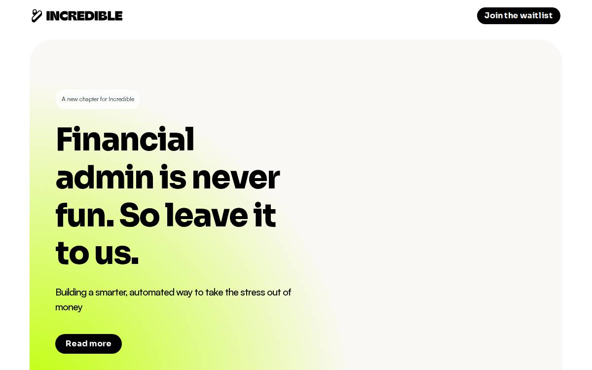 Incredible website preview