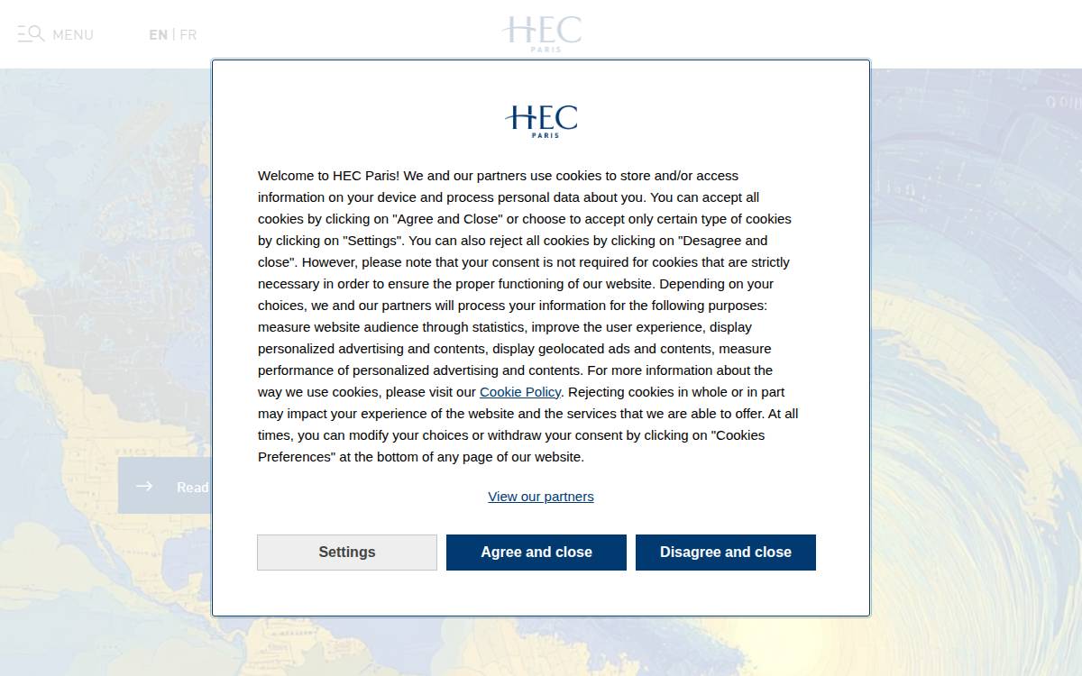 Incubateur HEC Paris website preview