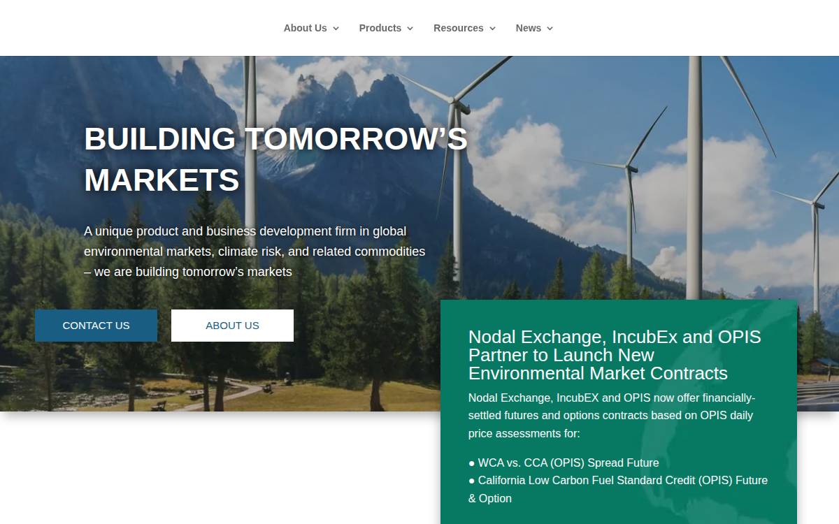 Incubex website preview