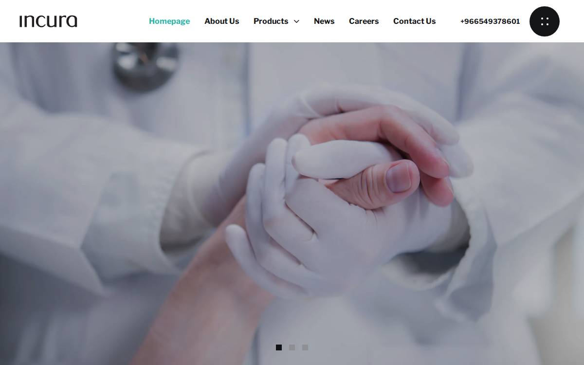 Incura Med website preview