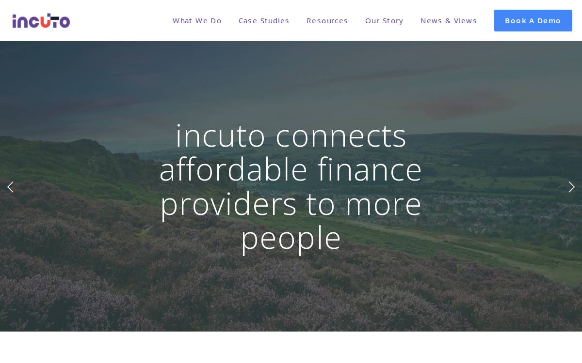 Incuto website preview