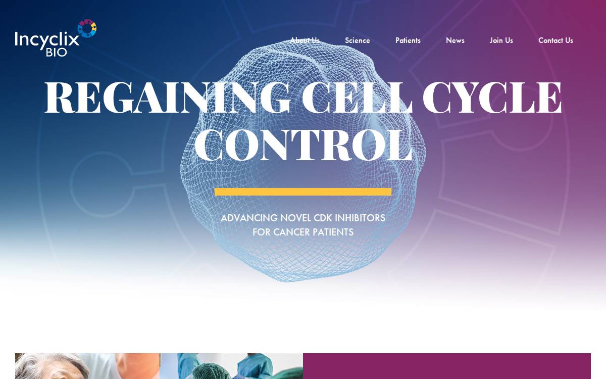 Incyclix Bio website preview
