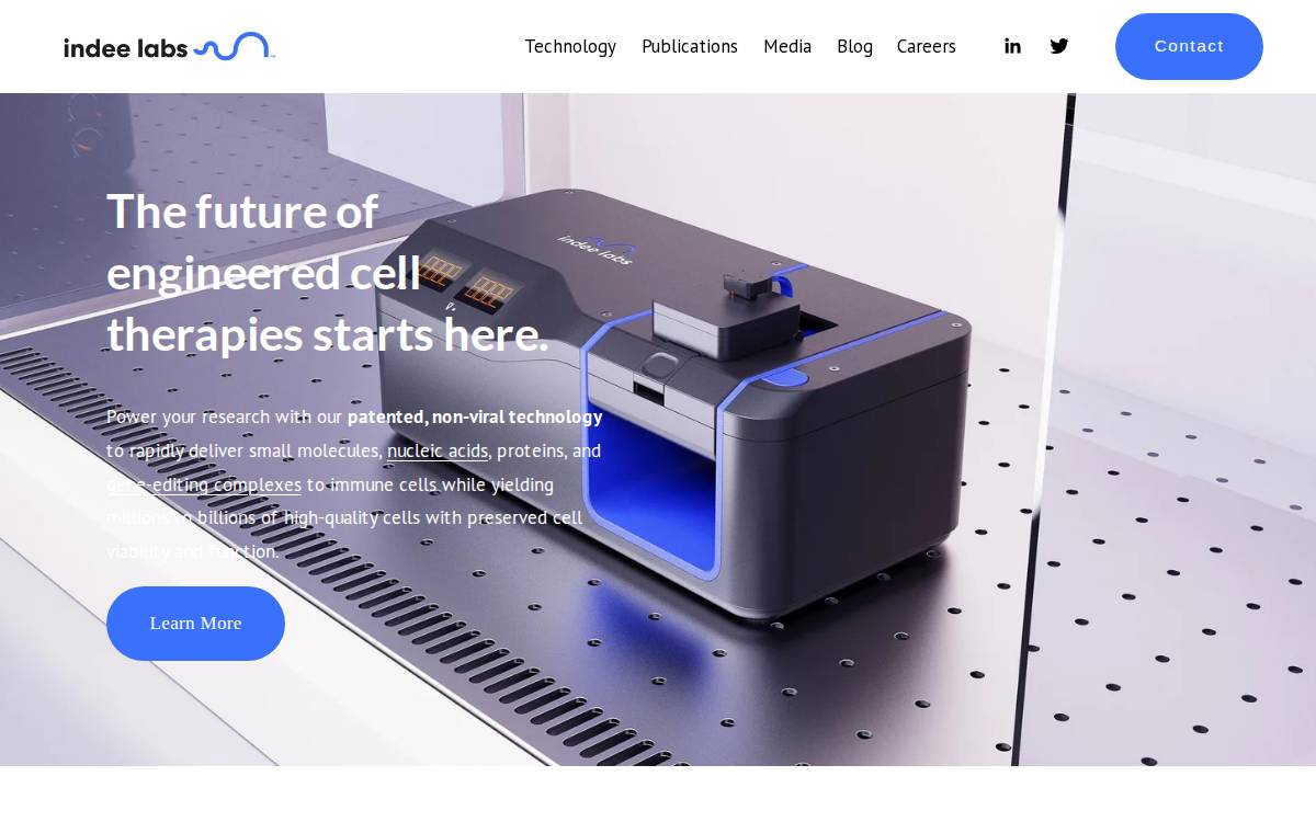 Indee Labs website preview
