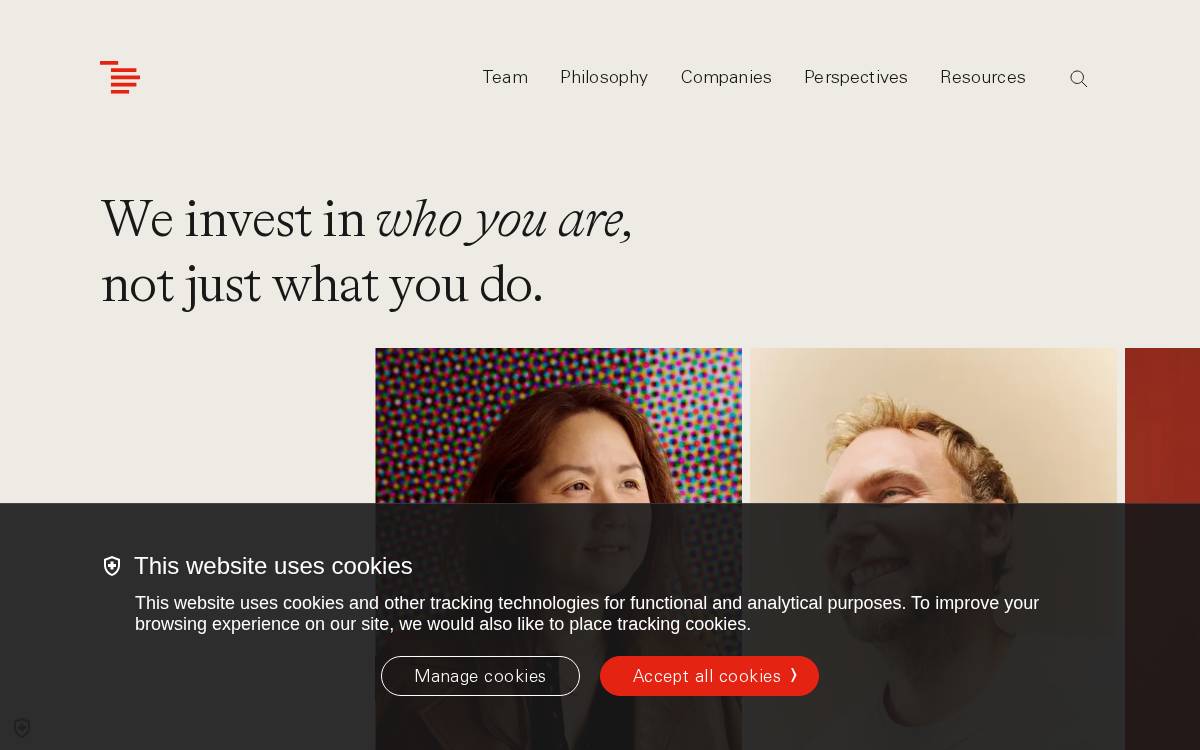 Index Ventures website preview