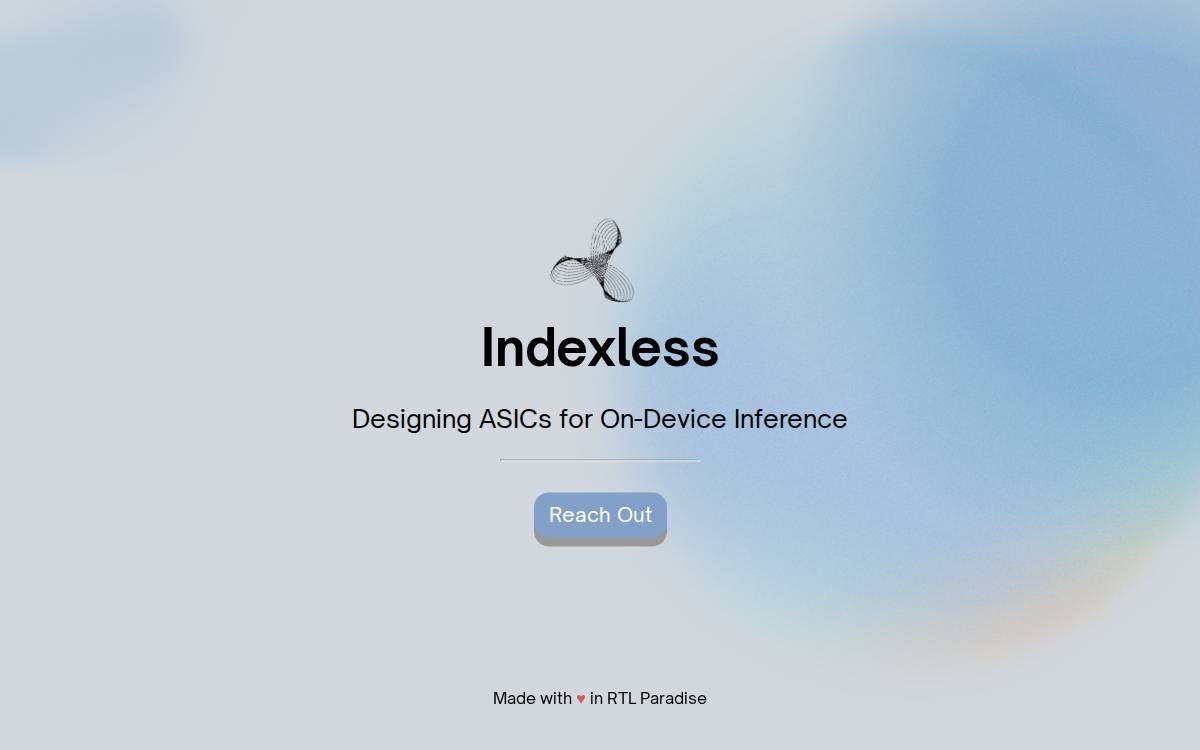 Indexless website preview