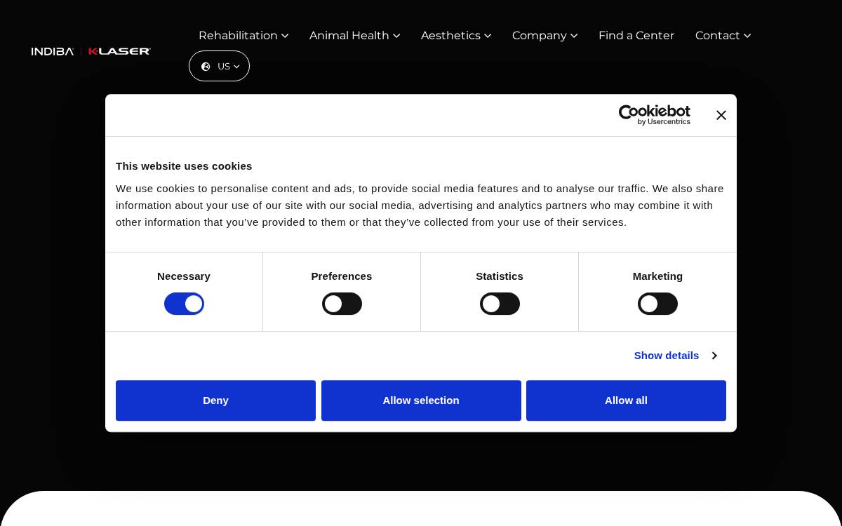 INDIBA website preview