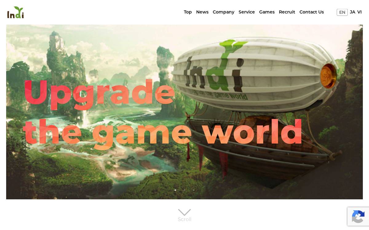 Indigames website preview