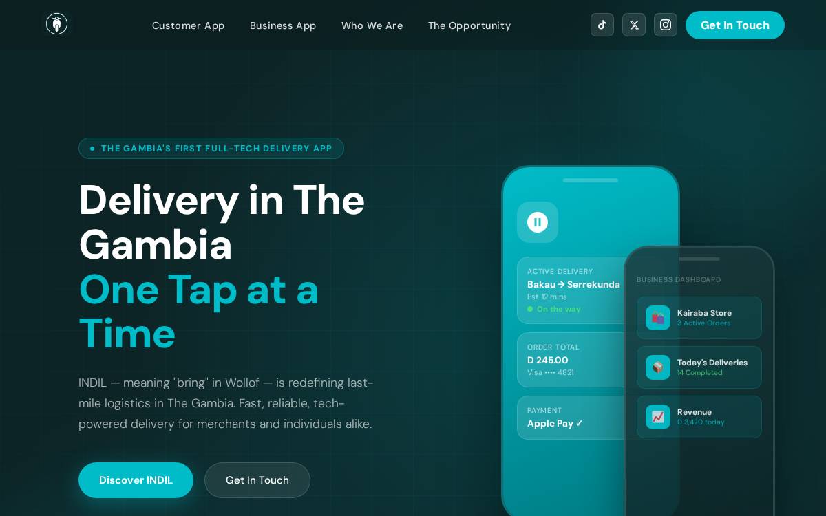 INDIL website preview