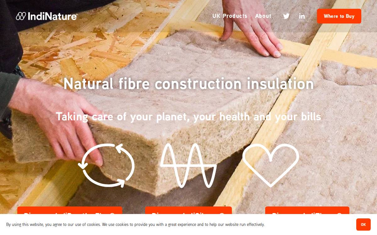 IndiNature website preview