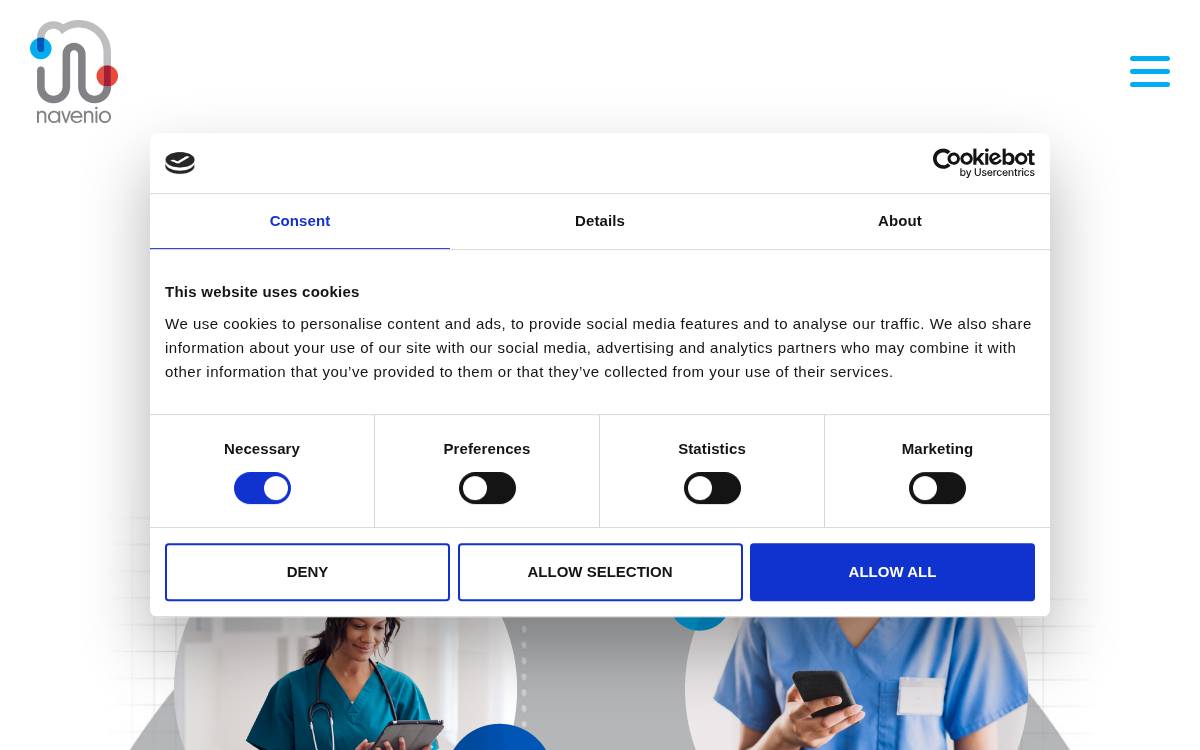 Indoor location solutions website preview