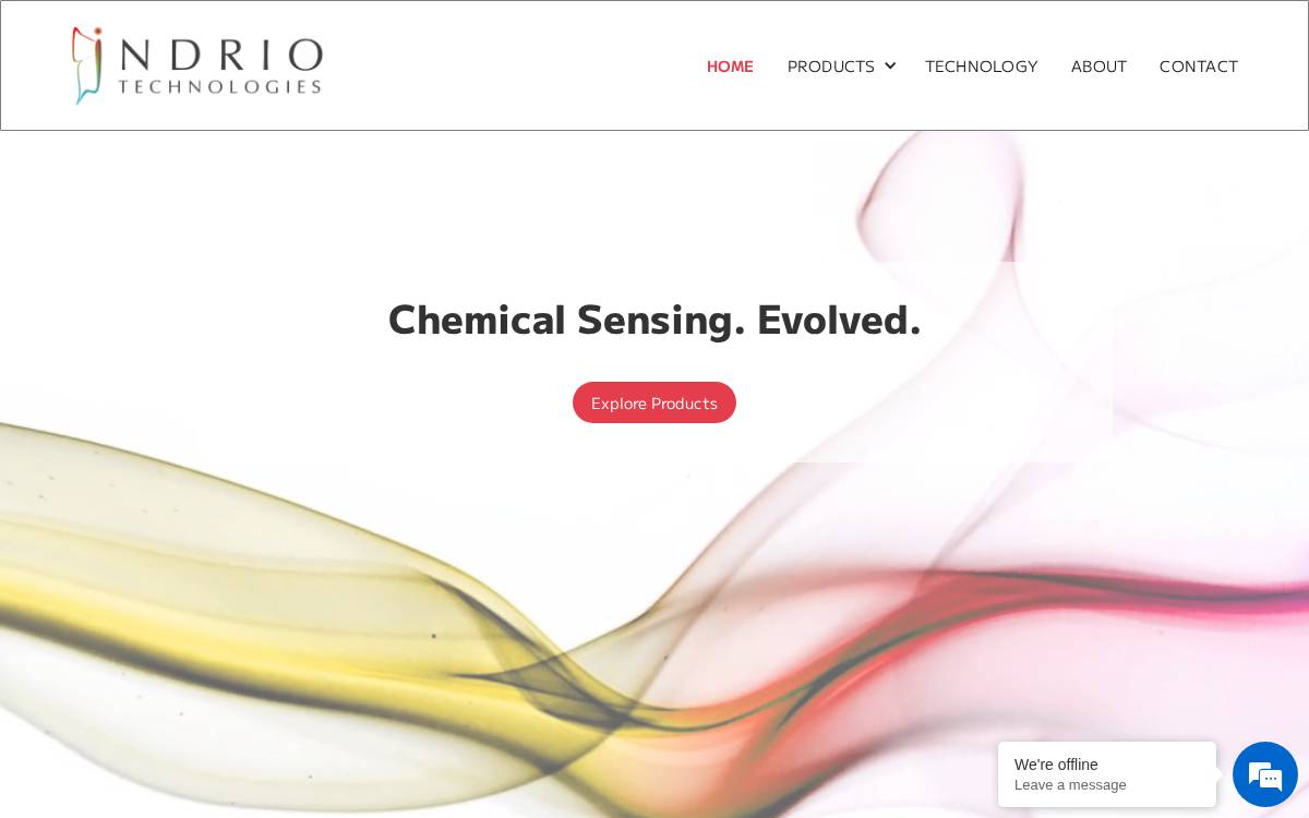 Indrio Technologies website preview