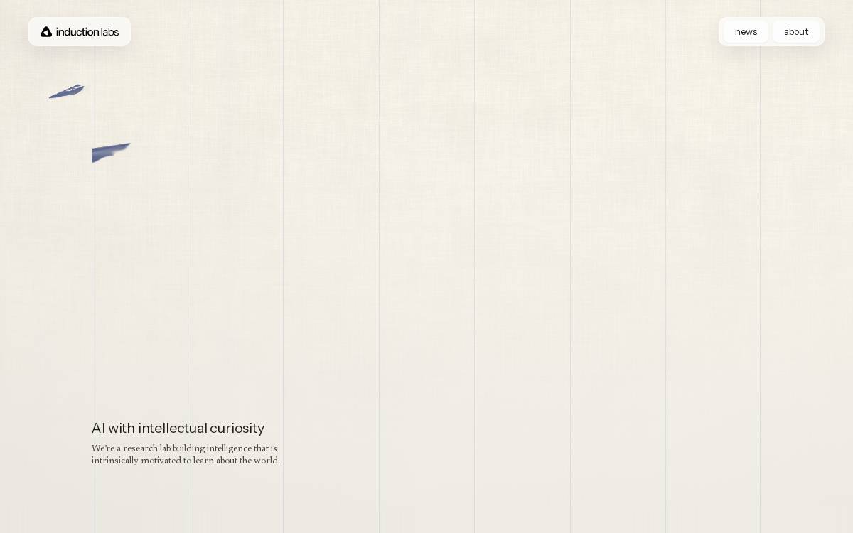 Induction Labs website preview