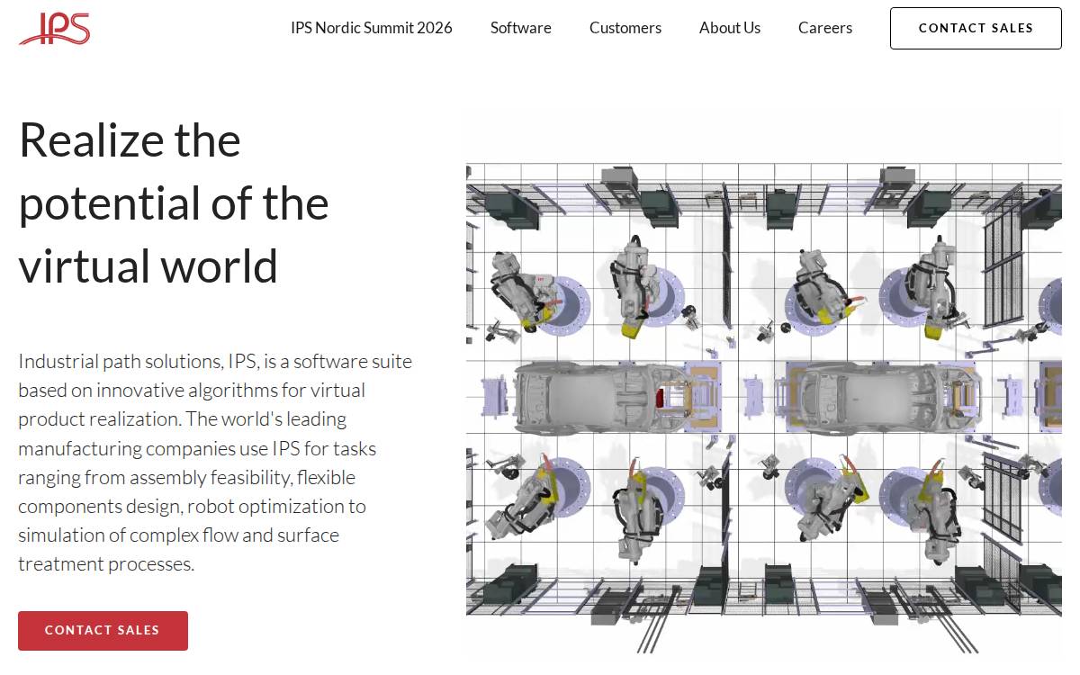 Industrial Path Solutions website preview
