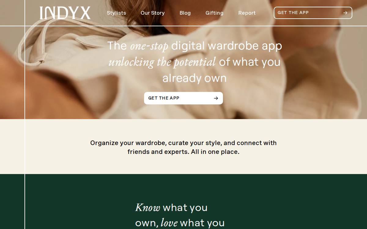 Indyx website preview