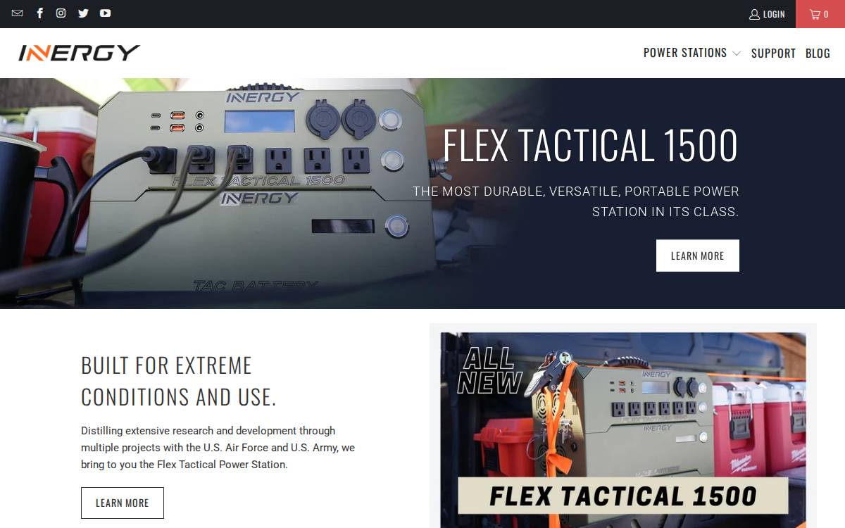 Inergytek website preview