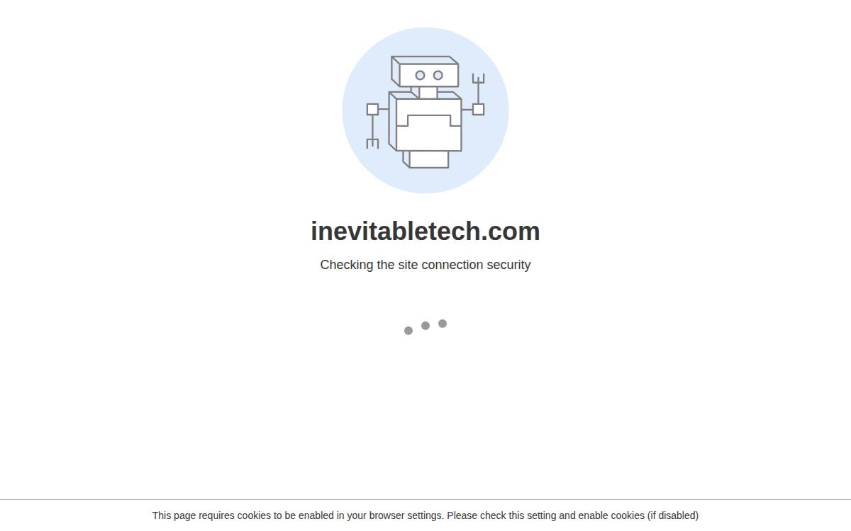Inevitable Tech website preview