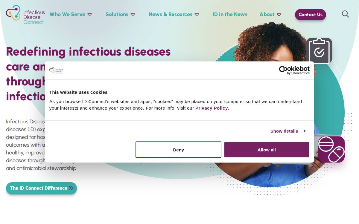 Infectious Disease Connect website preview