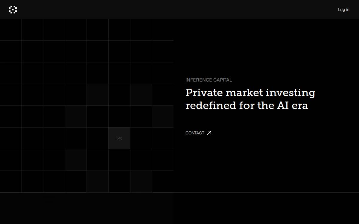 Inference Capital website preview