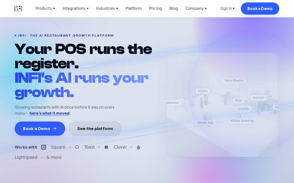 INFI website preview