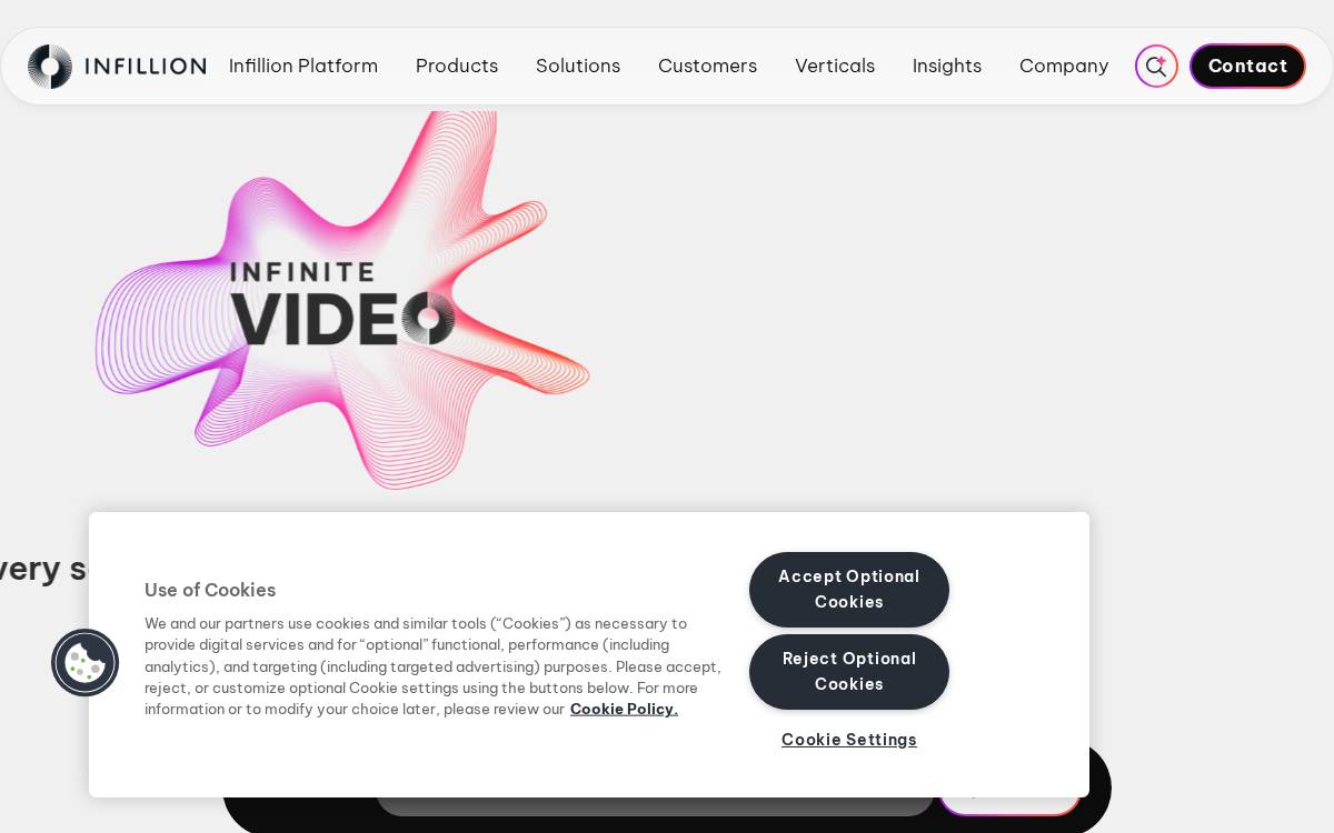 Infillion website preview