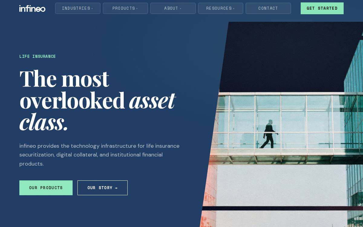 Infineo Holdings website preview