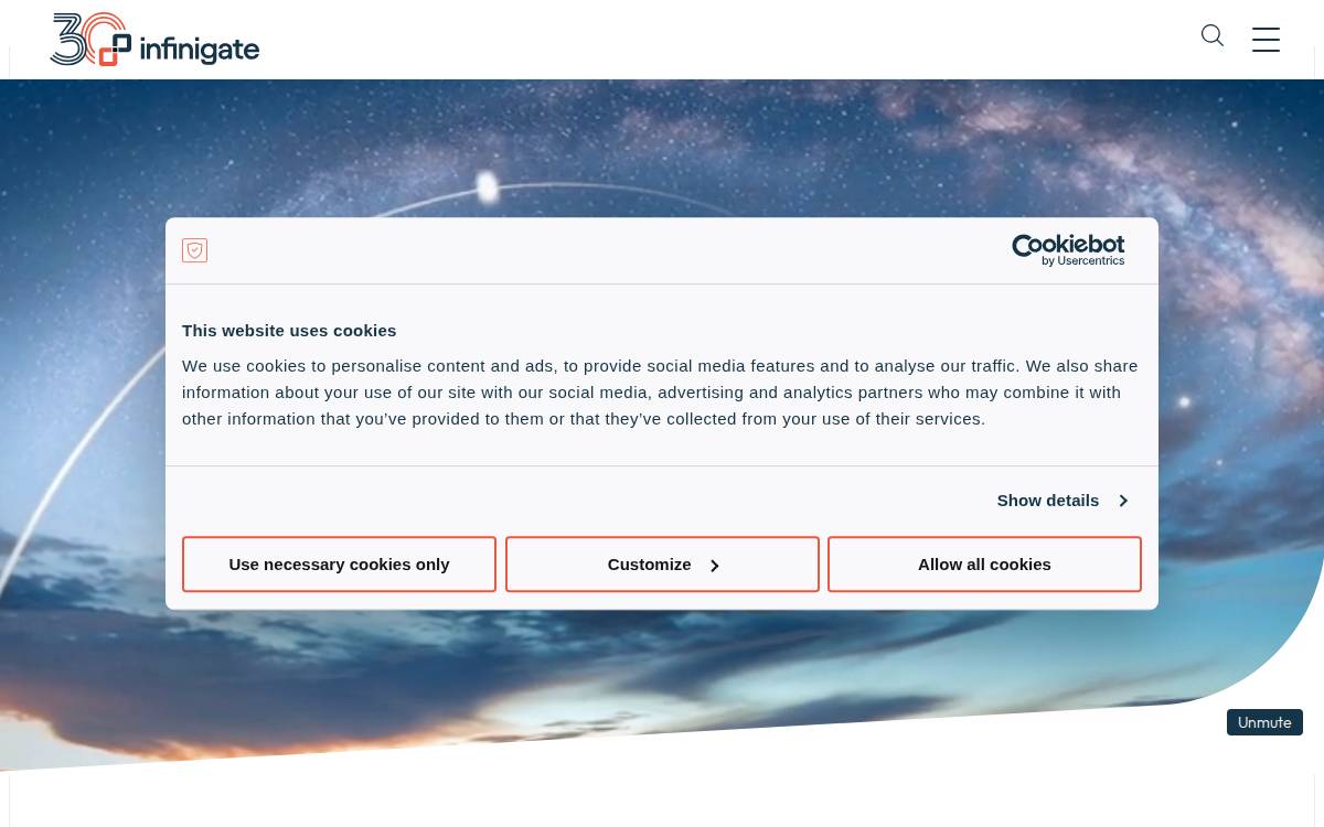 Infinigate website preview