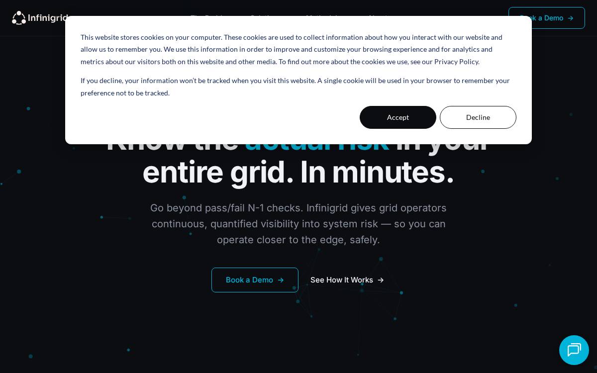 Infinigrid website preview