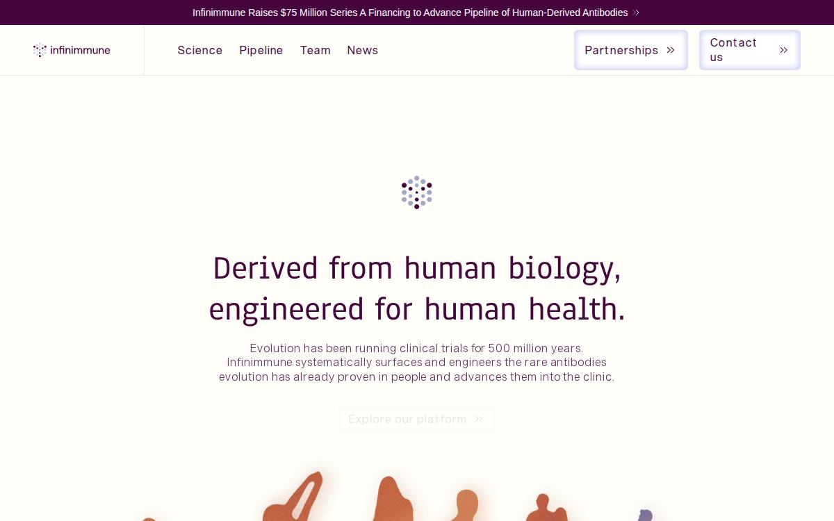 Infinimmune website preview