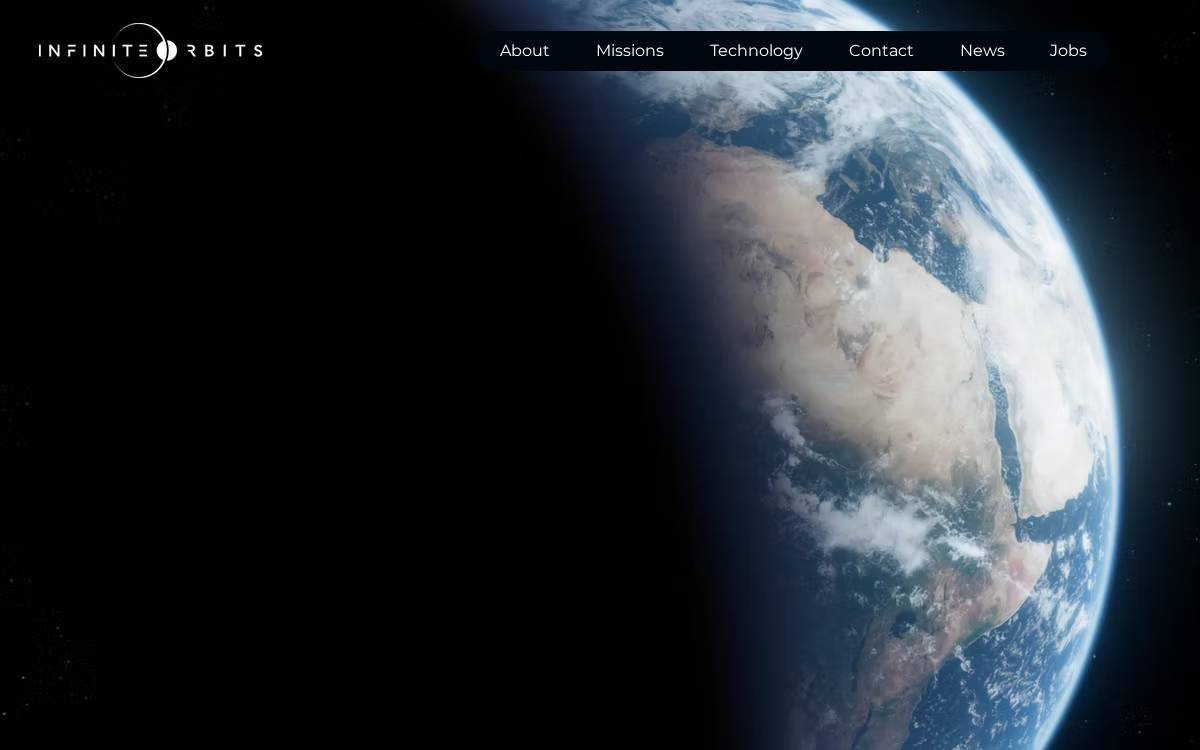 Infinite Orbits website preview