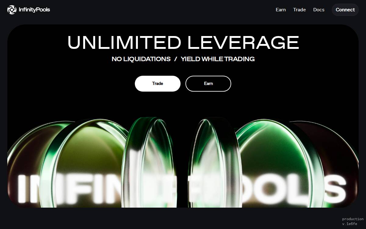 Infinity Pools website preview