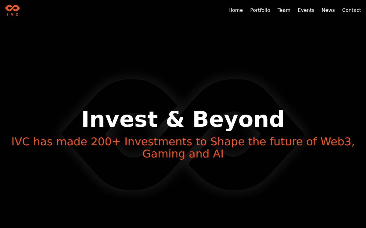 Infinity Ventures Crypto website preview