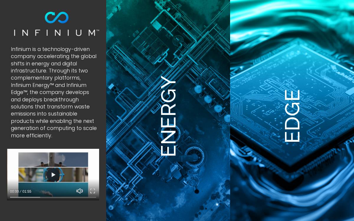 Infinium website preview