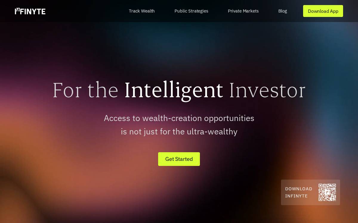 Infinyte FinTech website preview