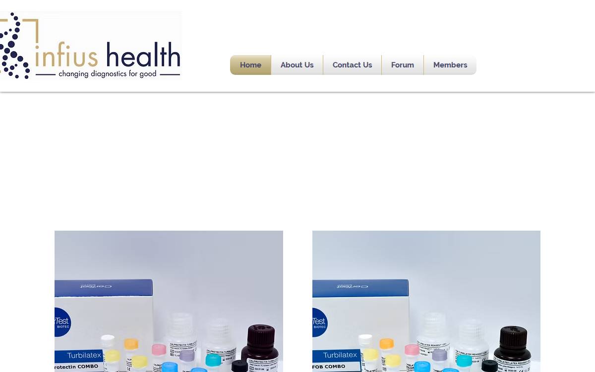 Infiushealth website preview