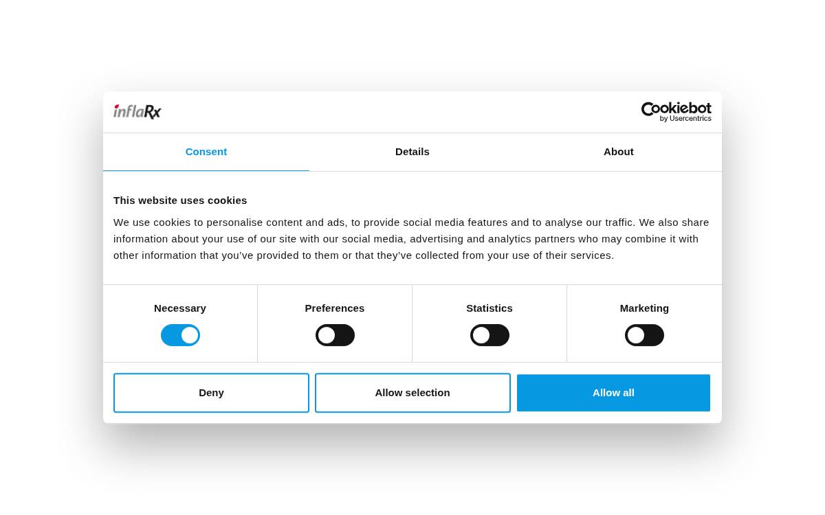 InflaRx website preview