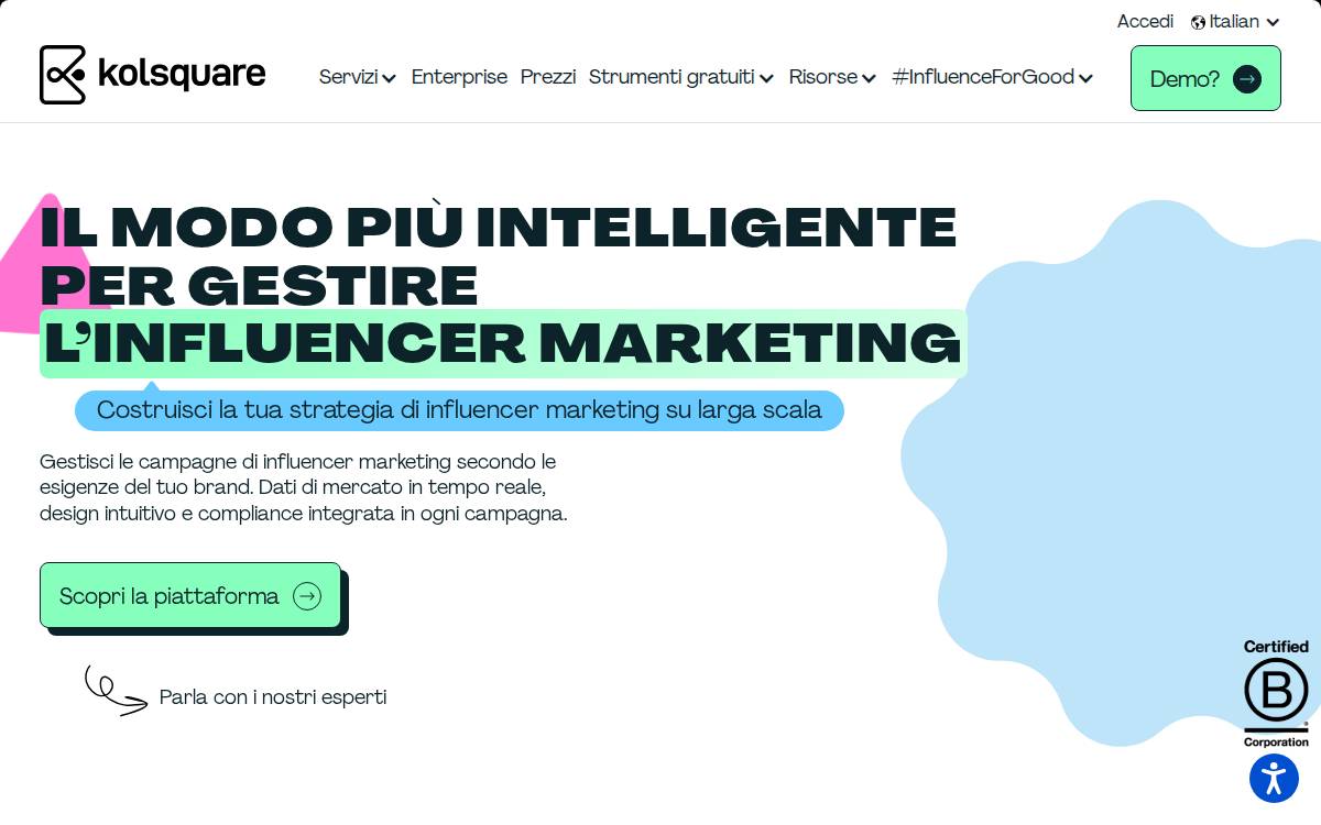 Inflead website preview