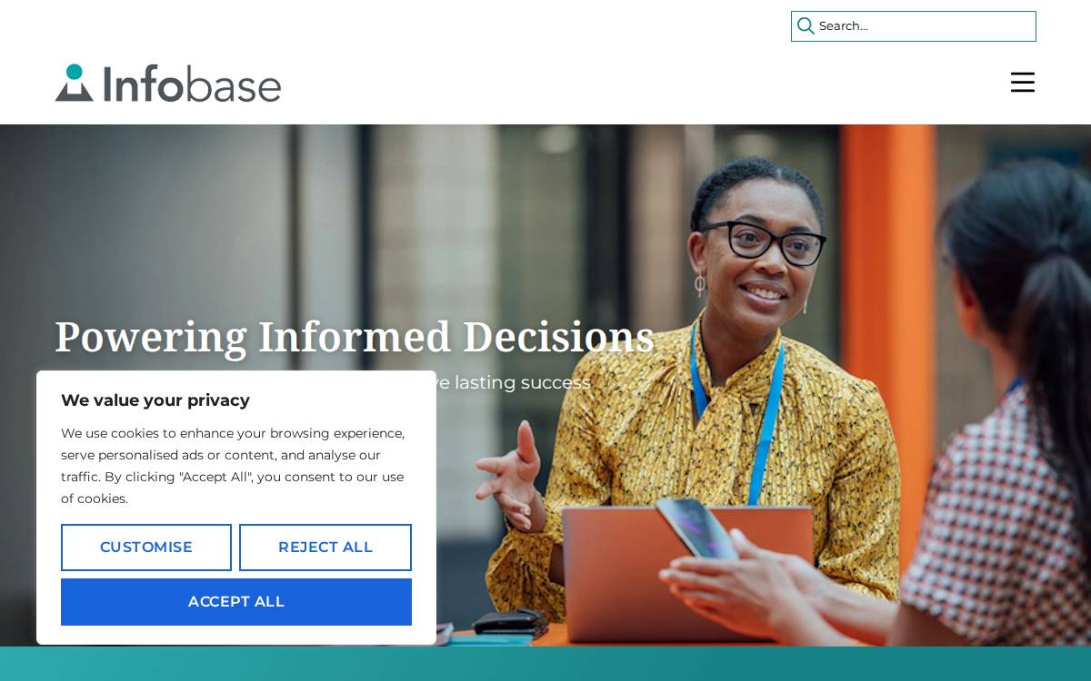 Infobase website preview