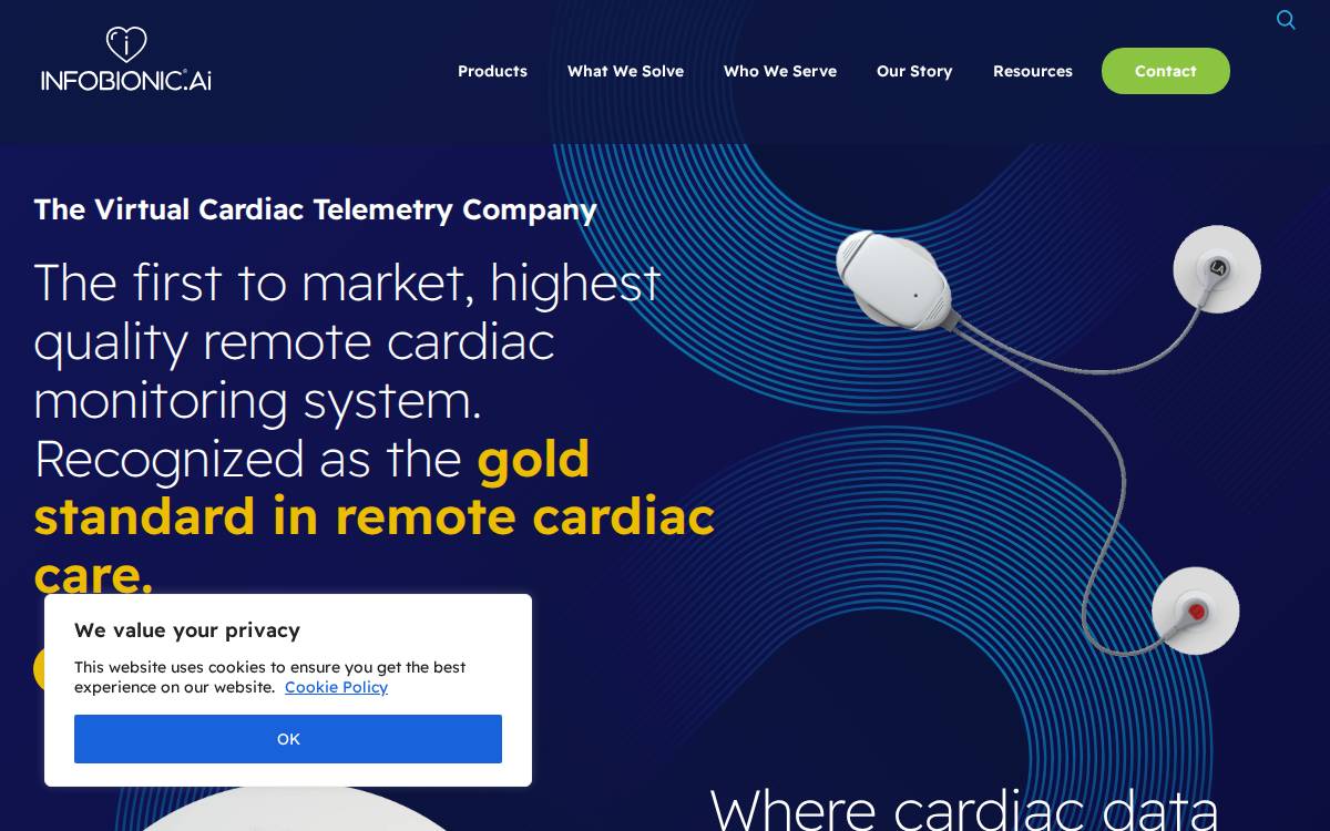 Infobionic website preview