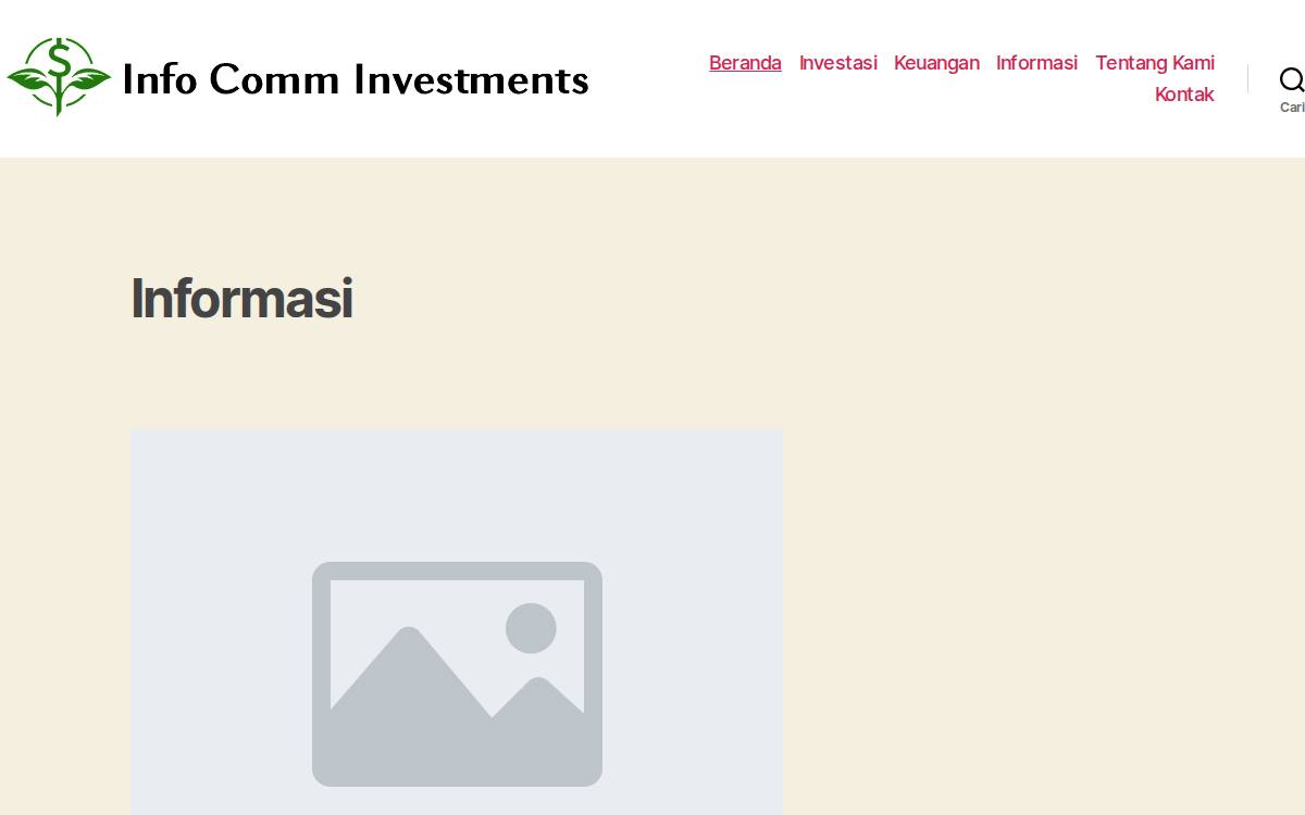 Infocomm Investments (IIPL) website preview
